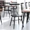 Flash Furniture Black Commercial Wooden Spindle Back Chairs, PK 2 ZH-8101WR-BK-2-GG - alternate 7